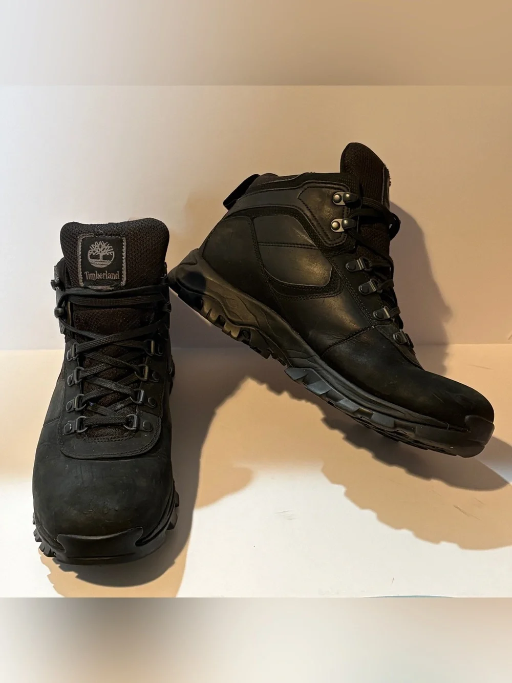 Timberland Mt. Maddsen Mid Waterproof Hiking Boots Men's Size 10 Black